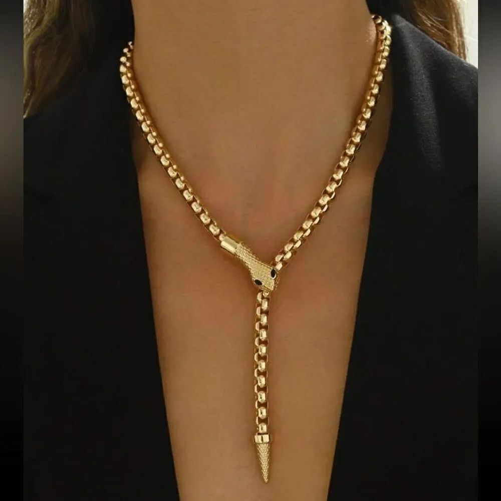 Snake necklace N792